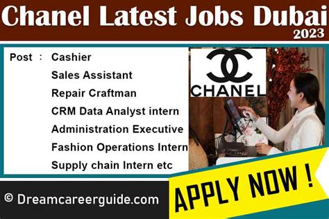 chanel job opportunities paris|chanel job offers.